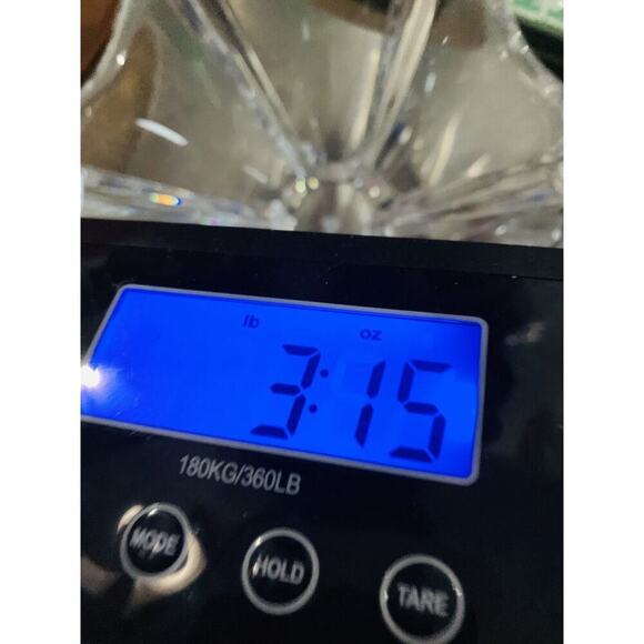 Orrefors Orion Crystal Bowl 7” Wide Signed Lars Hellsten LH 464213 Sweden - Picture 16 of 16